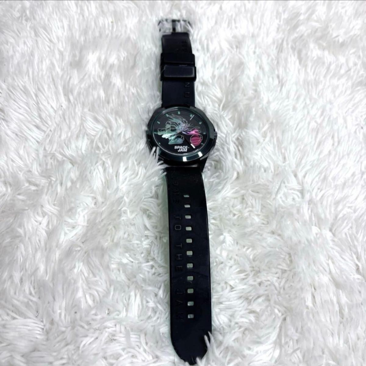 Fossil Space Jam Tune Squad Limited Edition Watch 42mm Quartz Black Japan Used