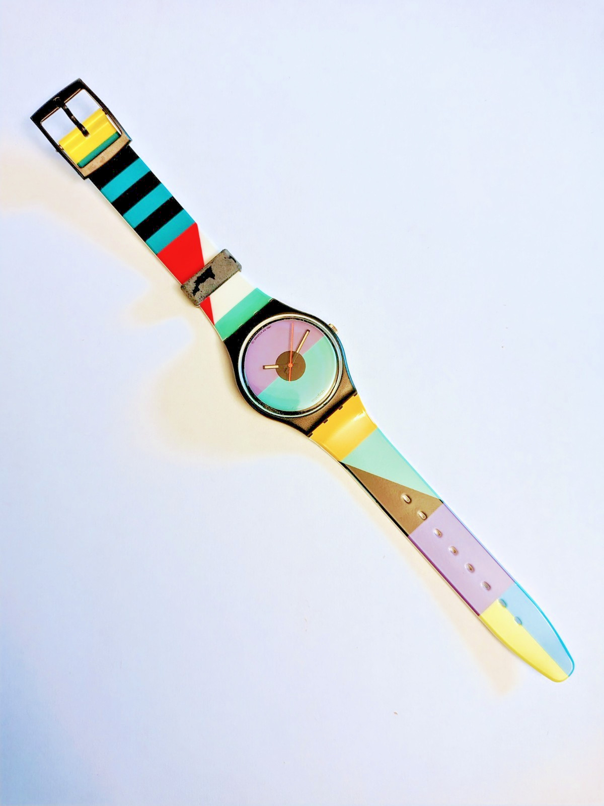 Swatch Gent St. Catherine Point GB121 1988 80s Working Wrist Watch