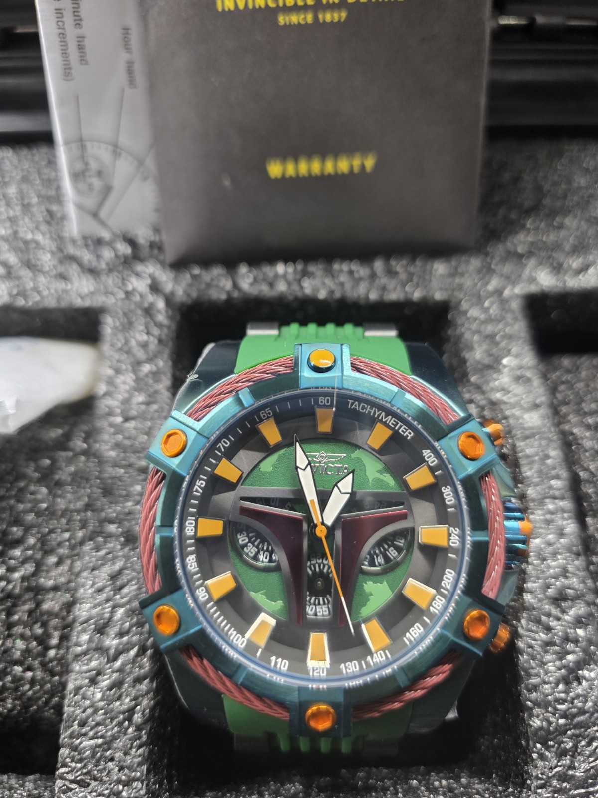 Invicta Star Wars Limited Edition Quartz Chronograph Tachymeter Green Dial