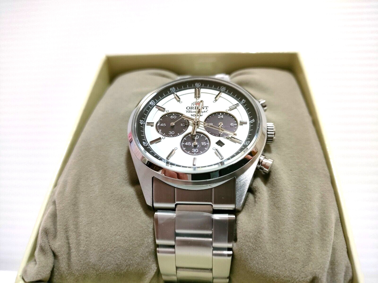 ORIENT Men’s watch NEO 70’s neo-Seventies SOLAR PANDA milky white WV0041TX Japan