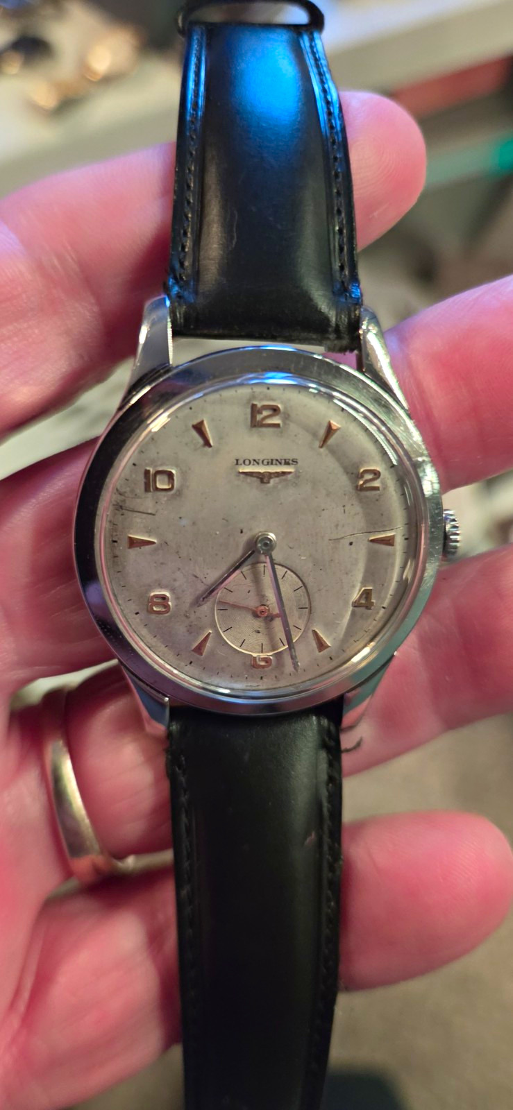 Jumbo Longines 1950″s Manual Wind.