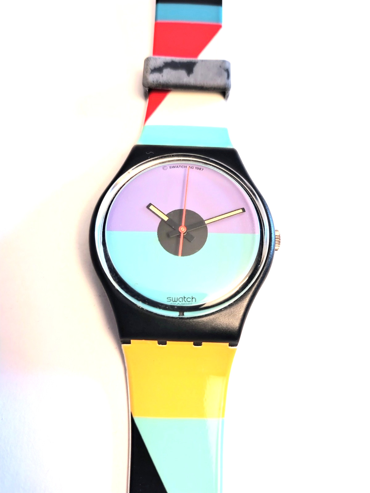 Swatch Gent St. Catherine Point GB121 1988 80s Working Wrist Watch