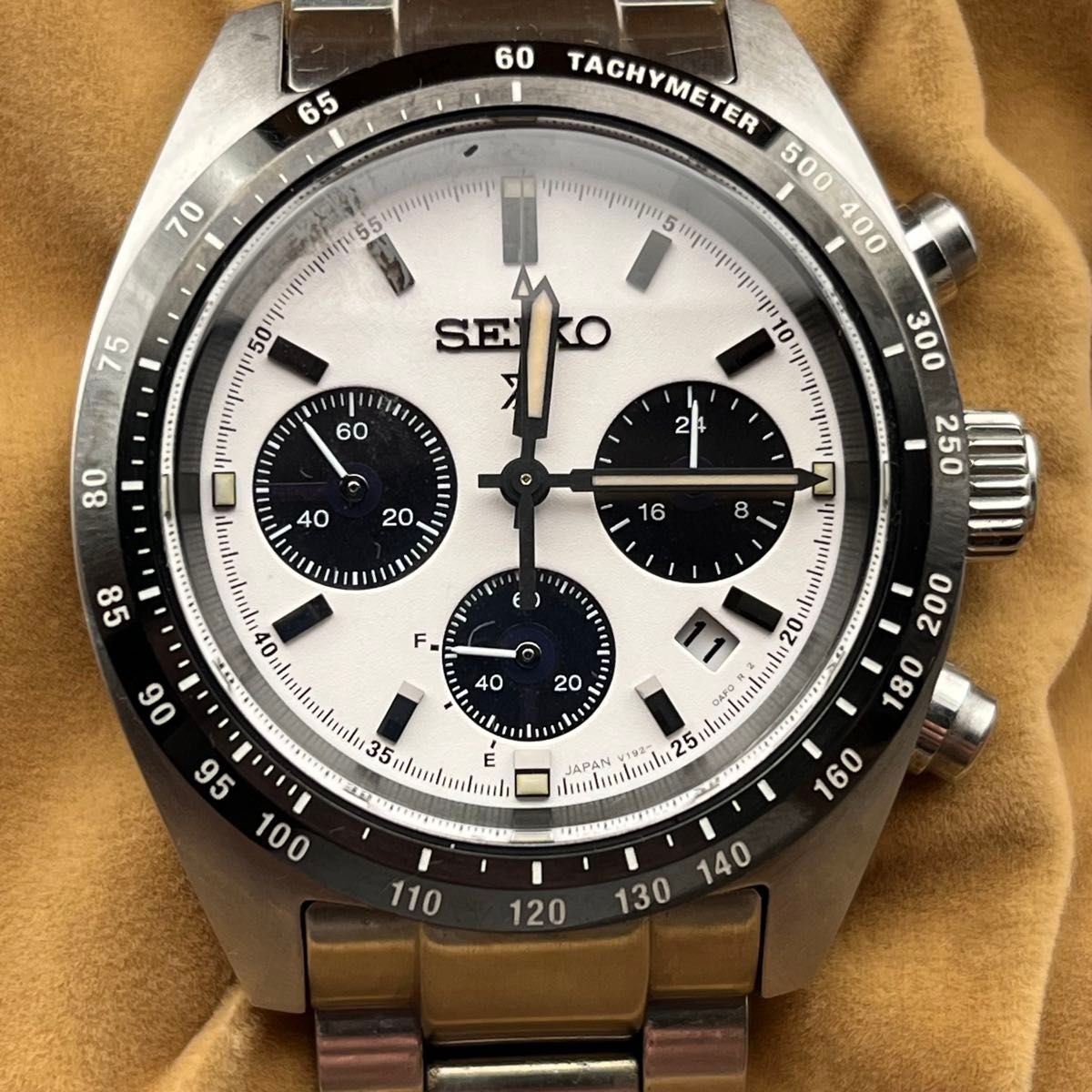 SEIKO Prospex SPEEDTIMER SBDL085 V192-0AF0 Solar Panda Chronograph #0010