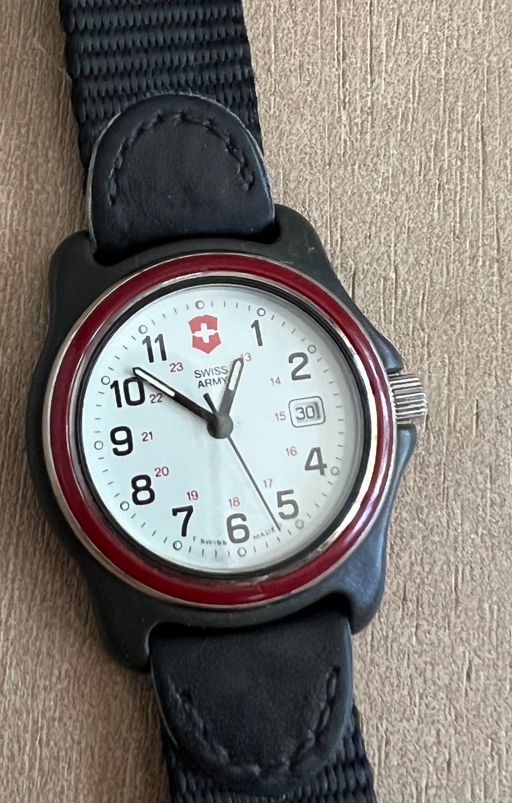 The Original Swiss Army Watch, Red Bezel