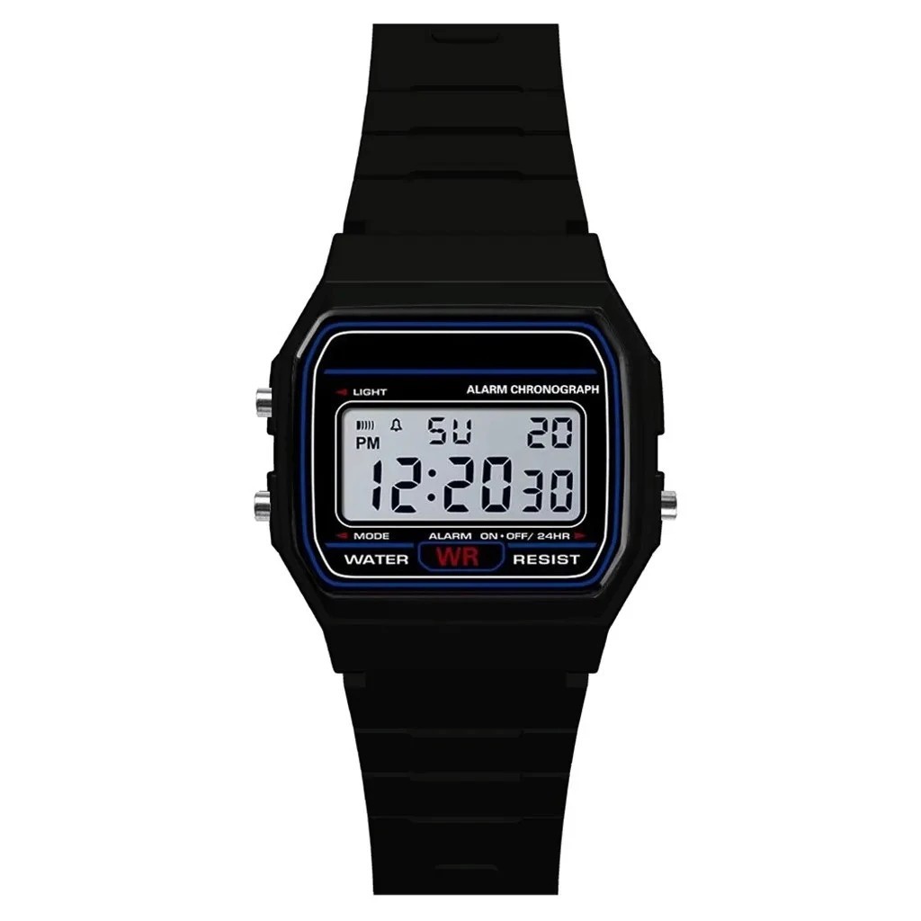 F 91W Classic Digital Resin Strap Watch Stopwatch Chronograph Sport Unisex Men