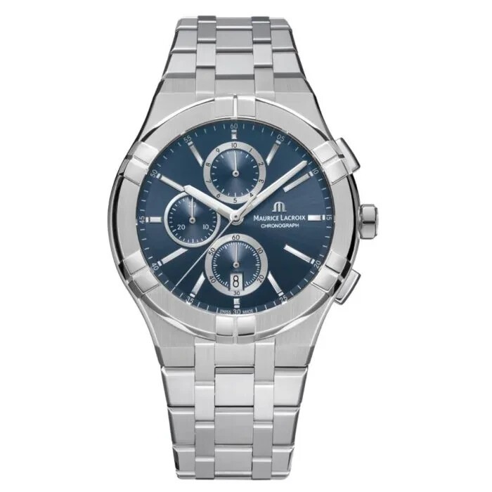 Maurice Lacroix Aikon AI1018-SS002-430-1 Quartz Mens Watch New Boxed Warranty