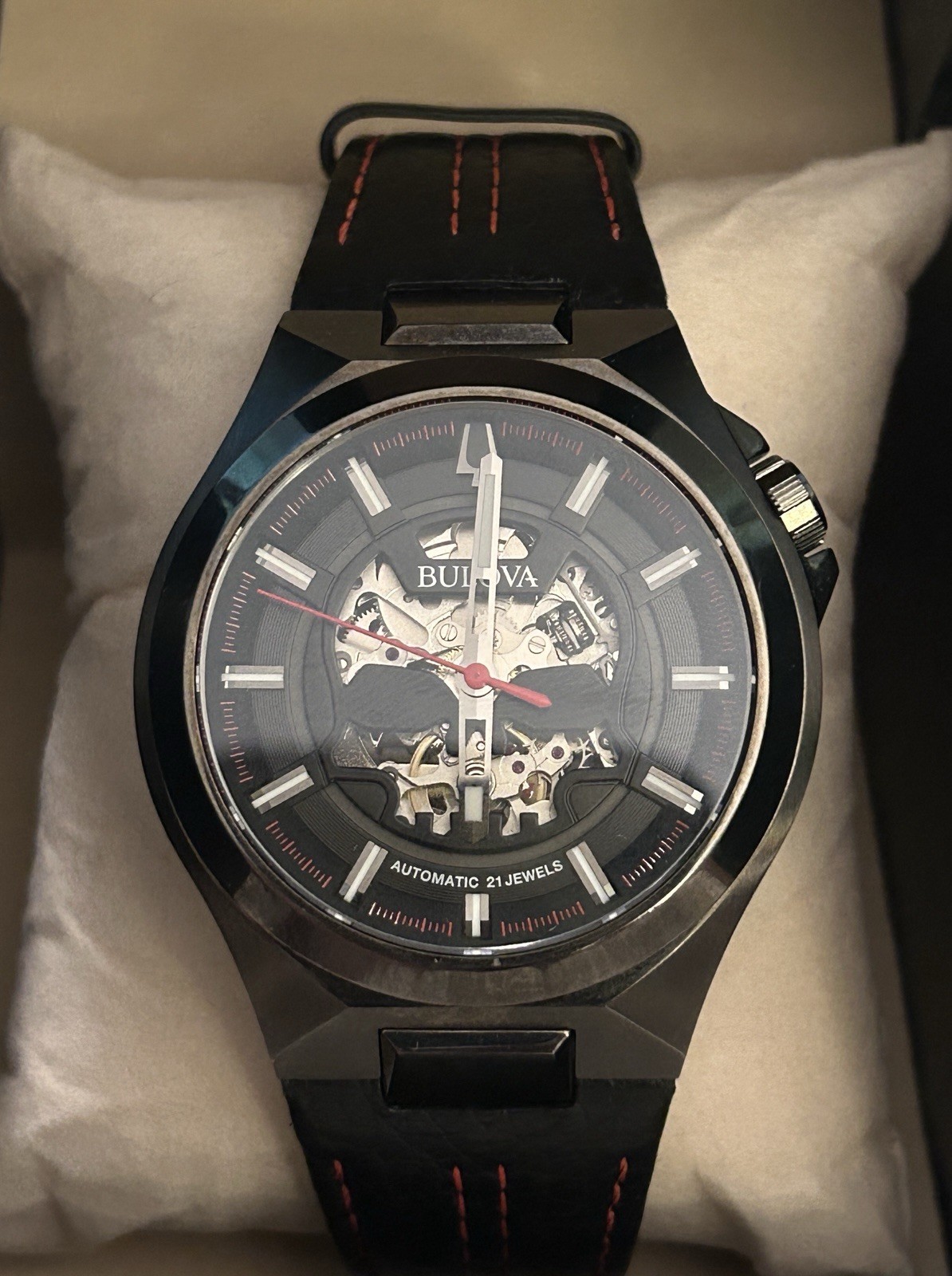 Bulova Maquina Automatic Skeleton Dial 46mm