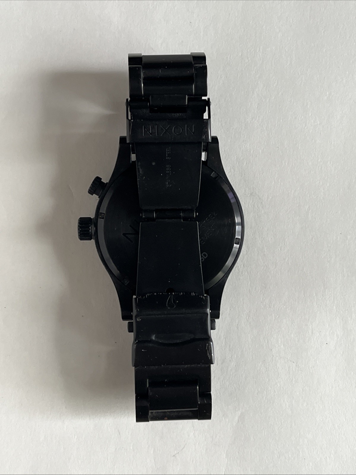 Nixon Simplify THE51-30 Chrono Swiss movement watch black gray 300m – untested