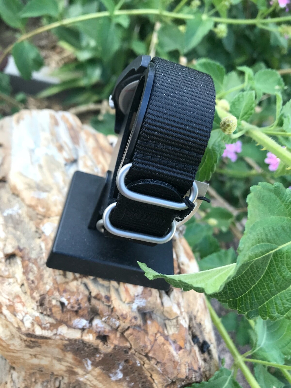 Bertucci A-3P Sportsman Black Case and Bezel Black Band Black Face 13350