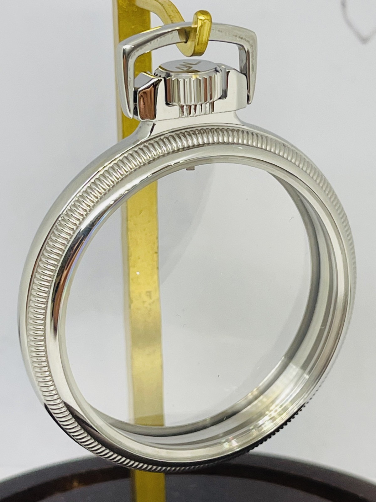 Mainliner Size 16S Display Clear Back Pocket Watch Case SIlver Plated – SP R2