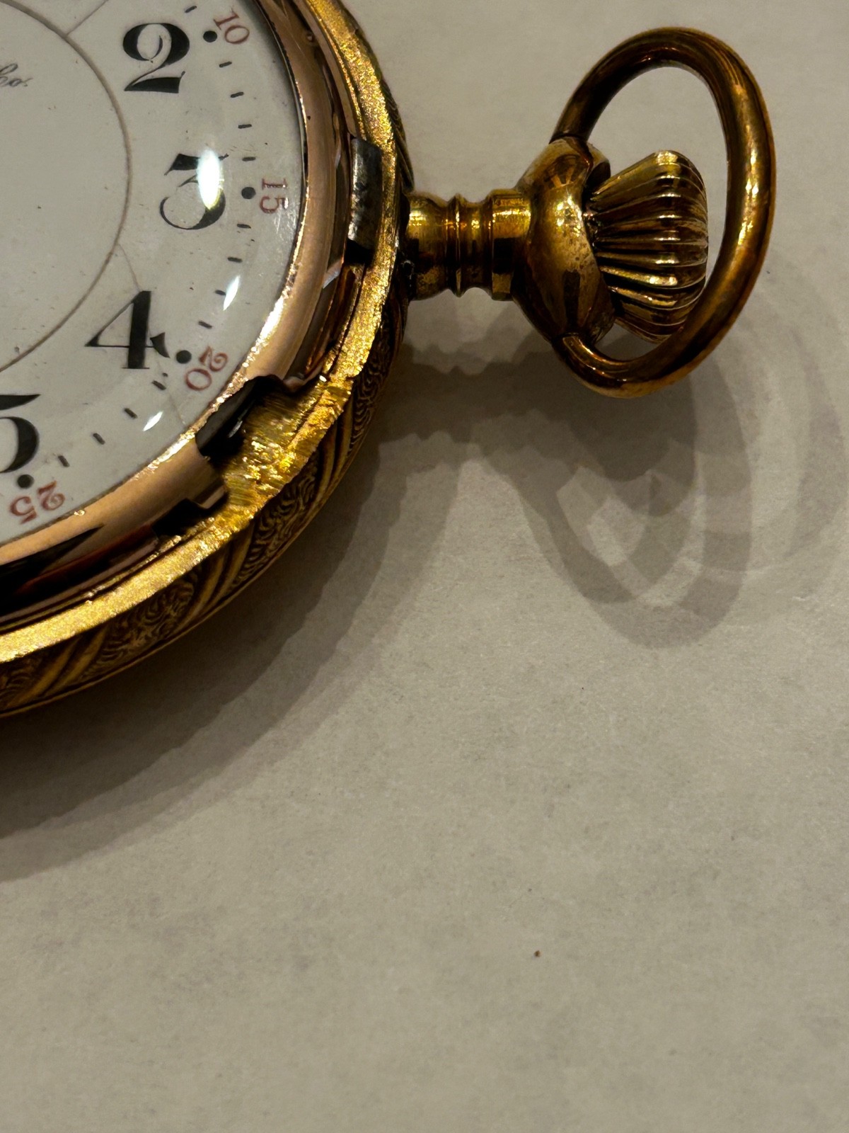 16s Hamilton 993 hunter pocket watch