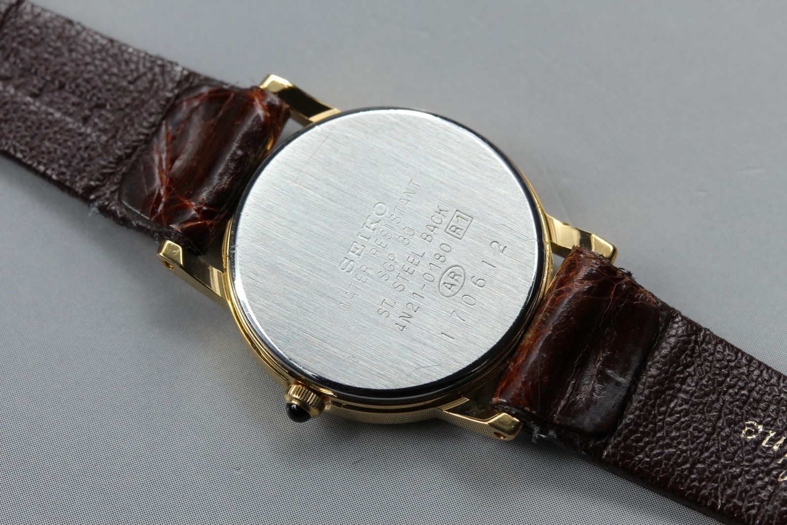 [Near MINT] Seiko Exceline 4N21-0180 Gold Quartz Womens Watch From JAPAN