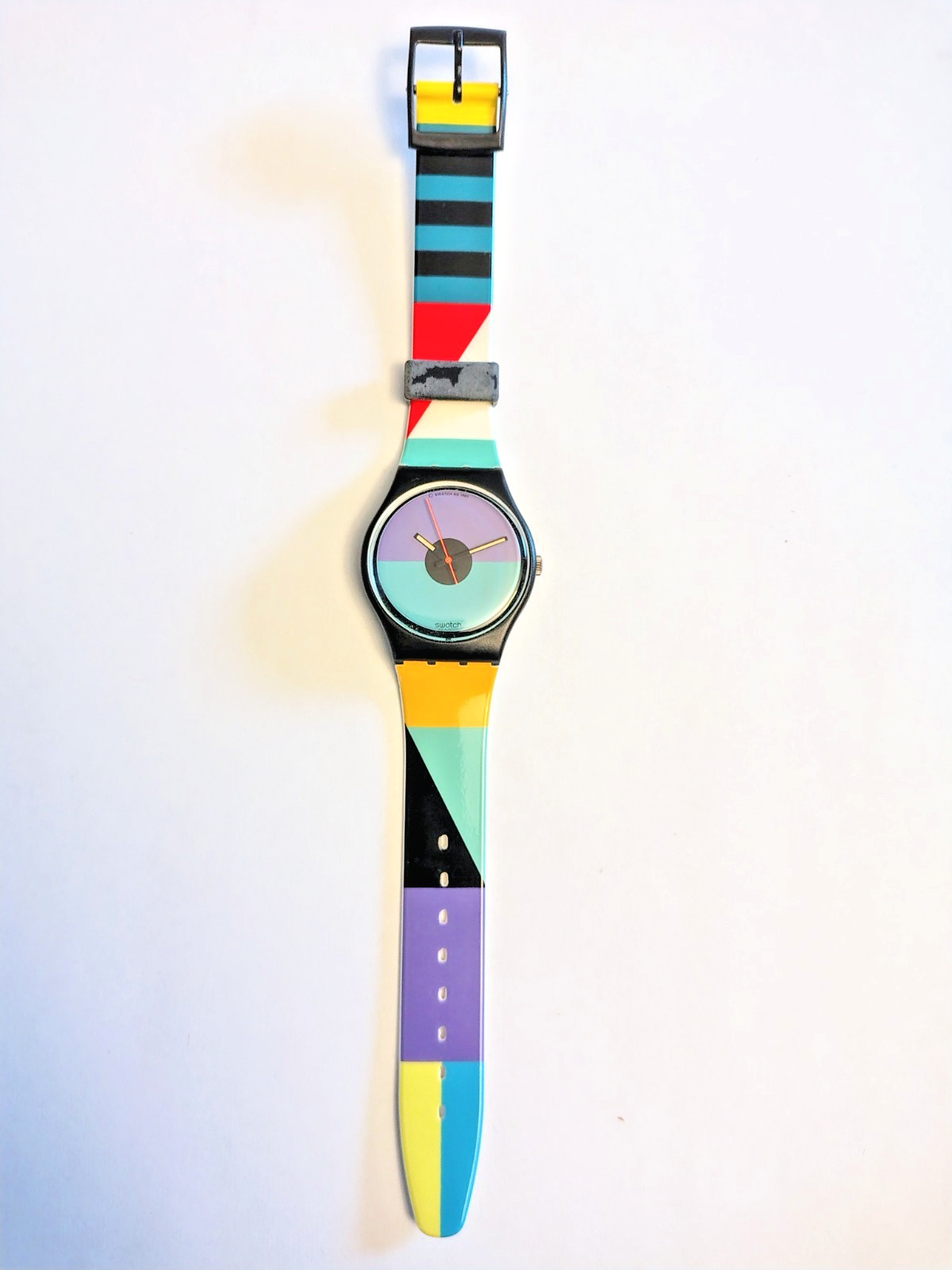 Swatch Gent St. Catherine Point GB121 1988 80s Working Wrist Watch