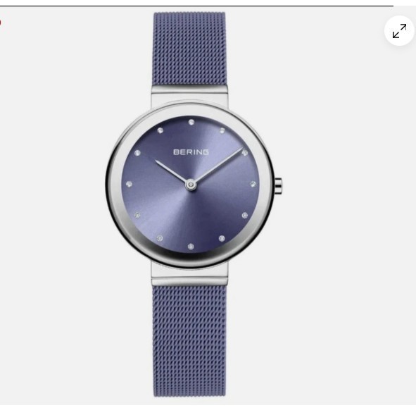 Beauty Bering Women’s Watch Classic 10131-909 Lavender Dial Mesh Stainless Steel