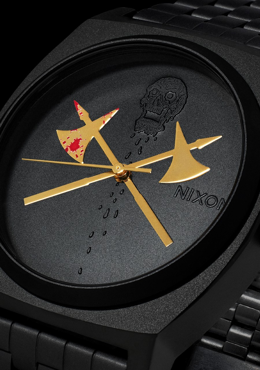 Liquid Death Death Watch III Nixon A1406-1031-00 All Black / Gold