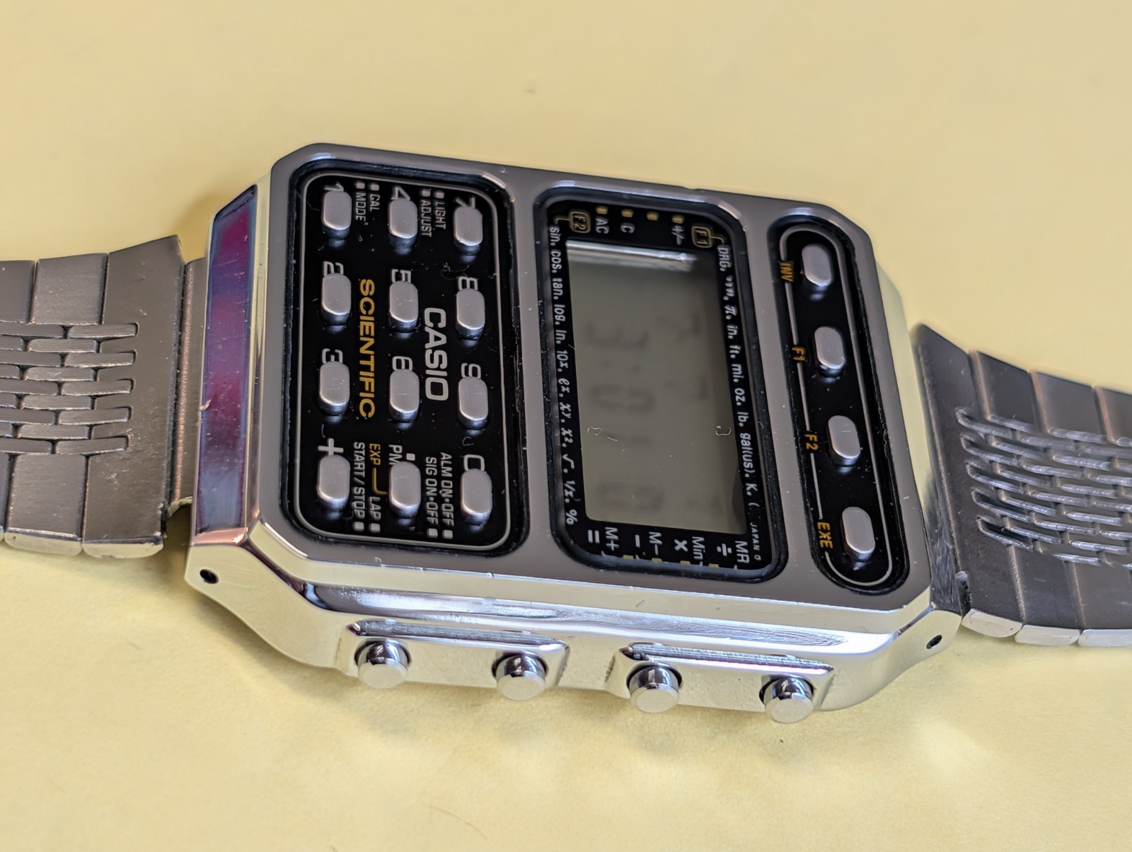 CASIO CFX-200 SCIENTIFIC CALCULATOR WATCH Module 197 With Manual, New Battery