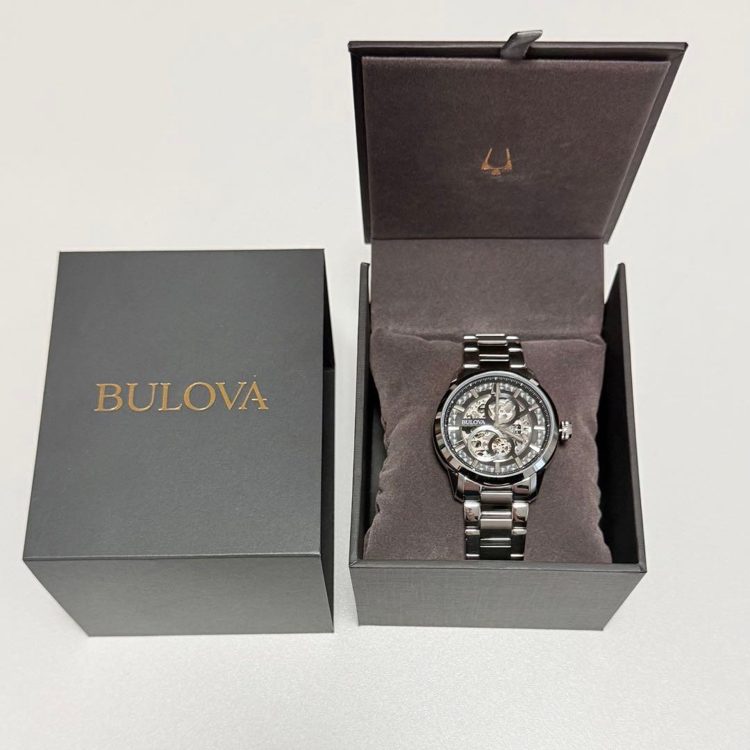 BULOVA Sutton 96A208 Automatic Skeleton Wristwatch
