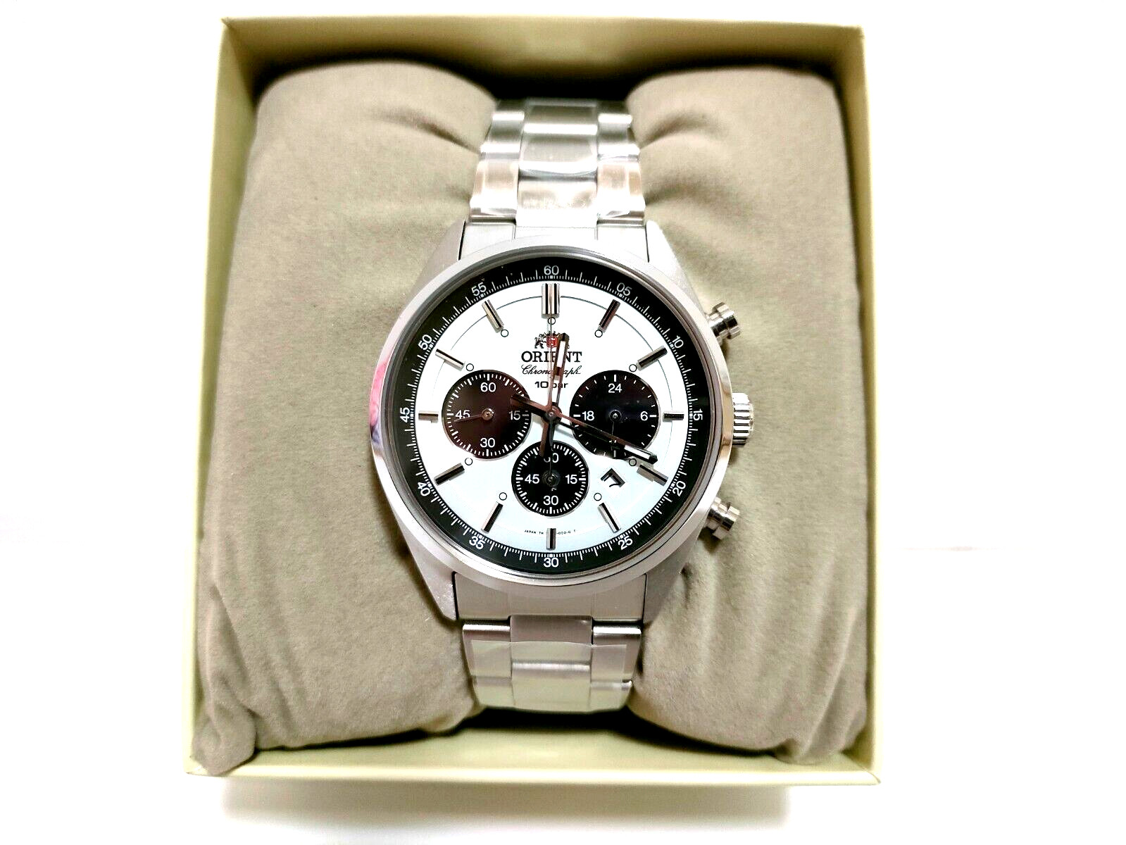 ORIENT Men’s watch NEO 70’s neo-Seventies SOLAR PANDA milky white WV0041TX Japan