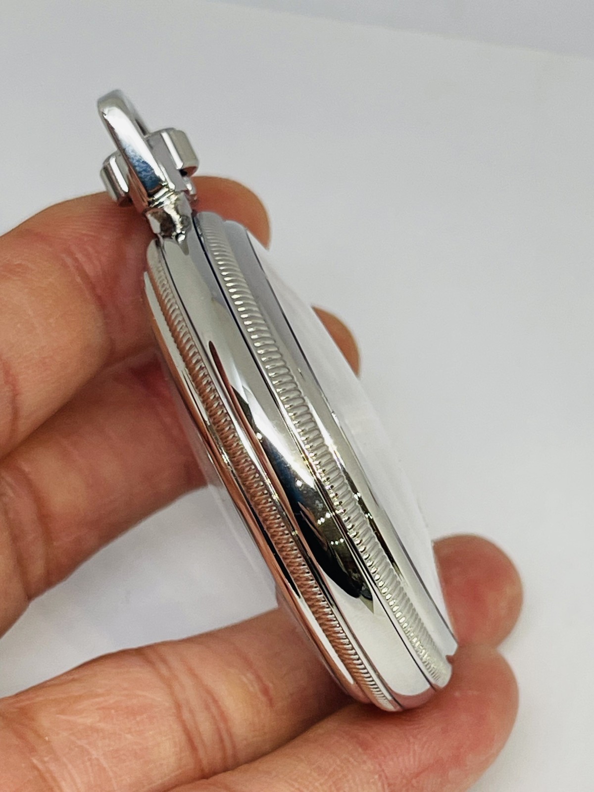 Mainliner Size 16S Display Clear Back Pocket Watch Case SIlver Plated – SP R2