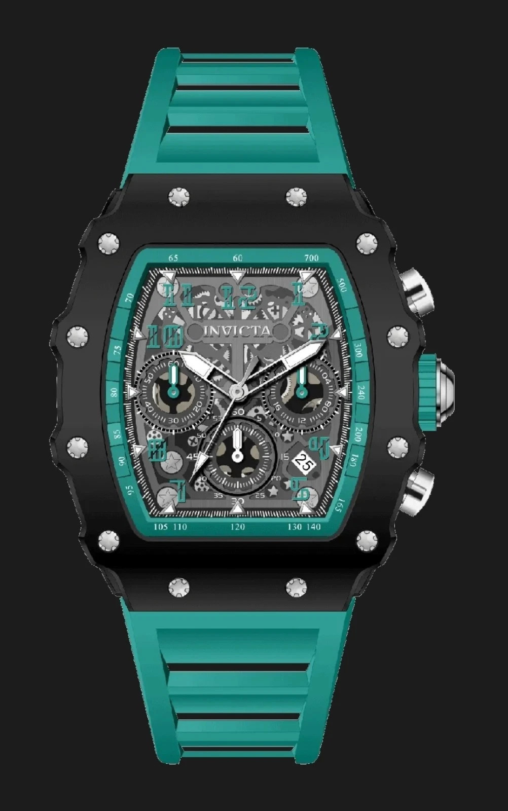 Invicta – Valxor – 40mm – Green/Black – (69773) -(69651) White/Orange