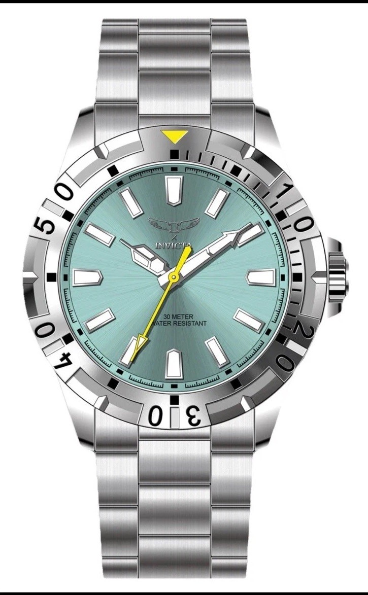70051 Invicta Specialty Men’s 42mm Stainless Steel Watch Light Blue Dial