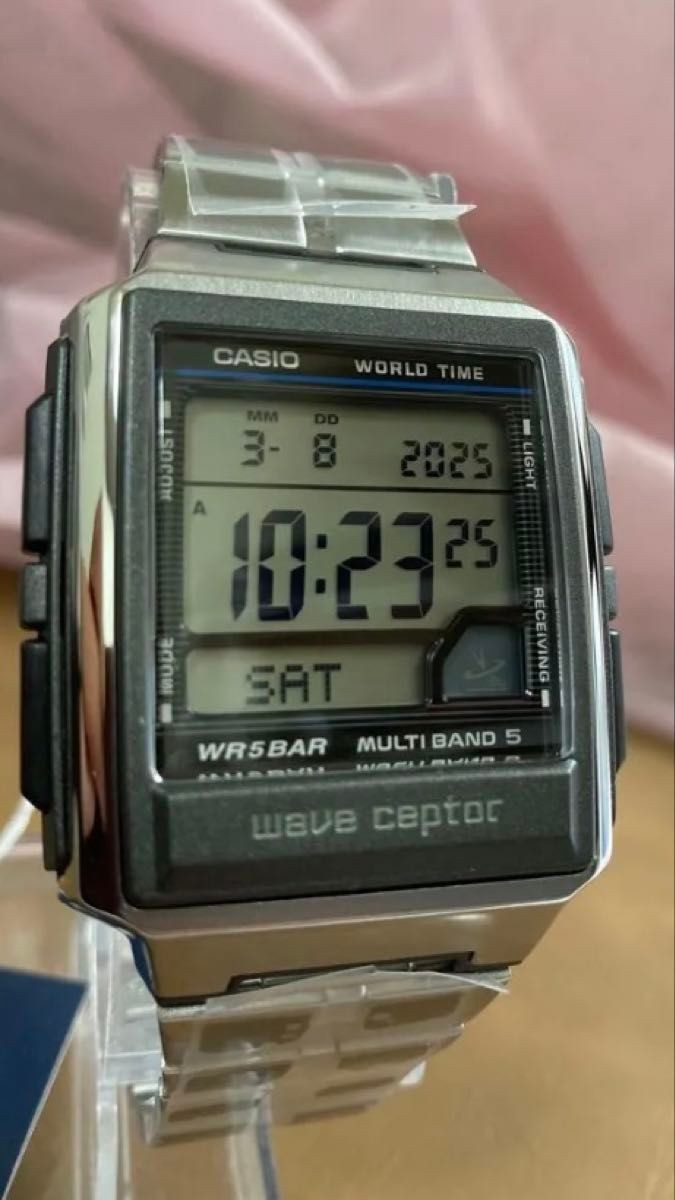 CASIO WAVE CEPTOR WV-59RD-1AJF Men’s Watch Digital Silver NEW JPN