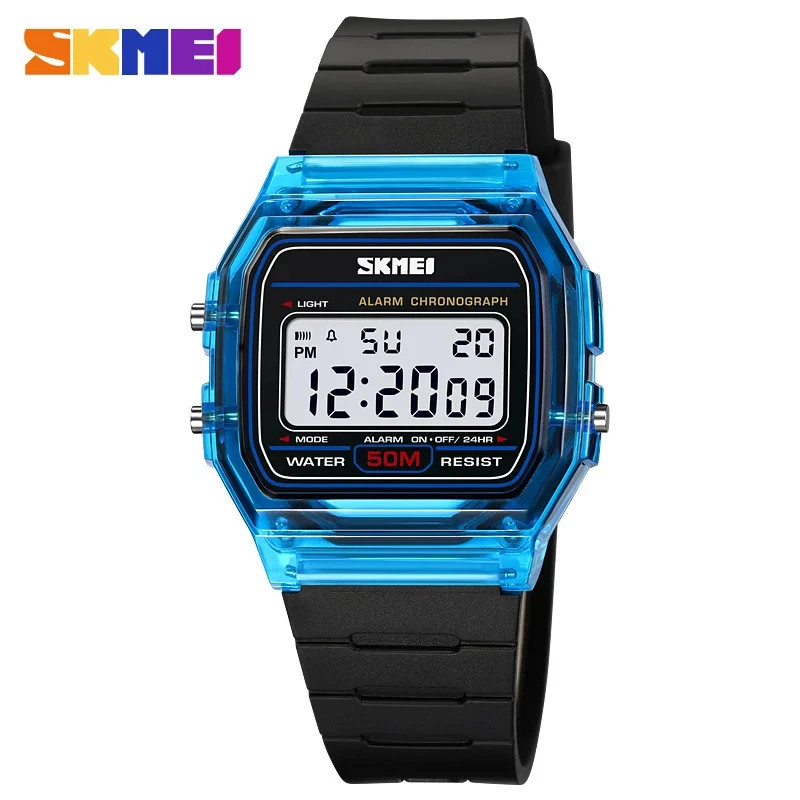 SKMEI 2056 Electronic Waterproof Sports Watch for Men Women Countdown Boy