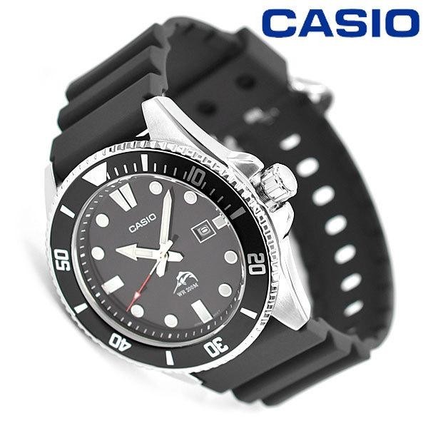 NEW Imported CASIO Wristwatch Diver Watch MDV 106 1AV Black Men s Overseas Mod