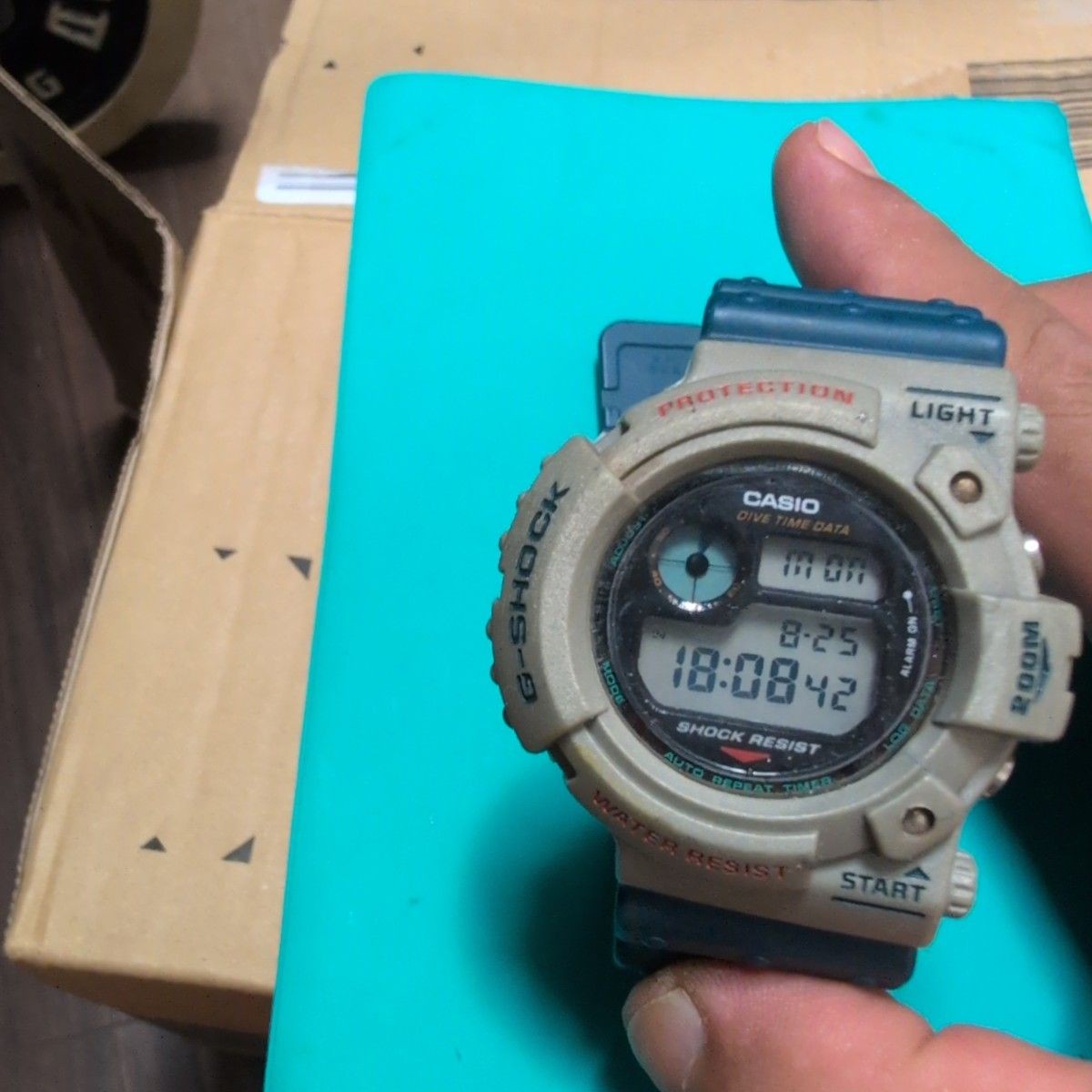 CASIO G SHOCK DIVE TIME DATA DW 8200 Frogman