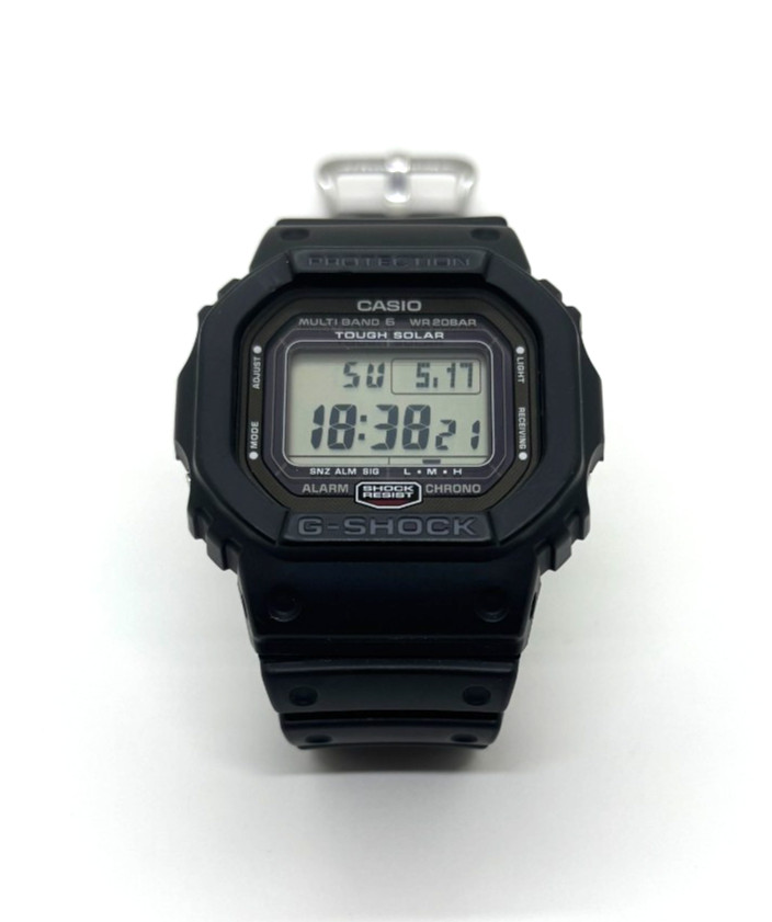 Casio GW-5000-1JF G-Shock Mens Watch Digital Solar Tough Black Japan Used