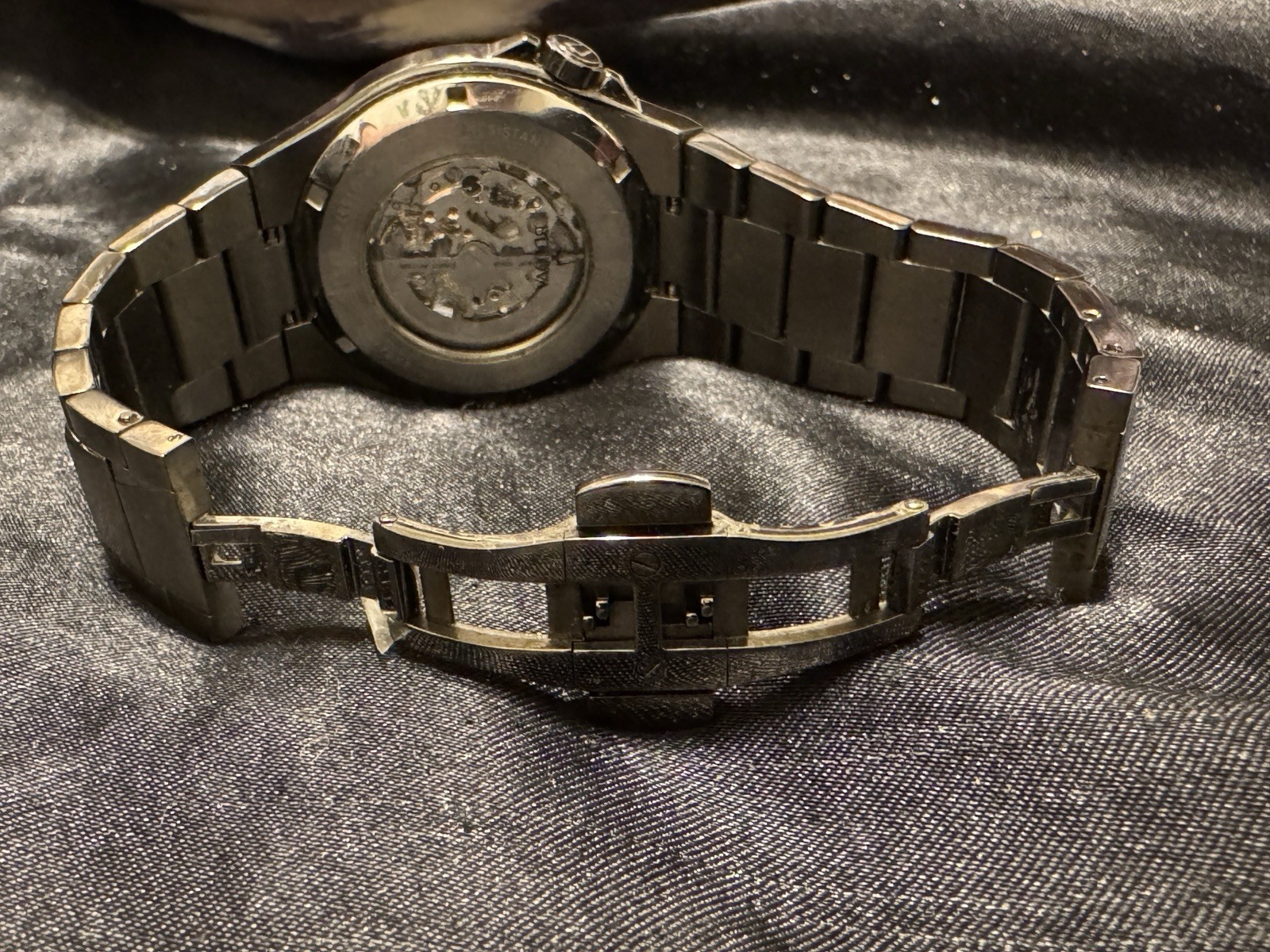Bulova Automatic Gunmetal Skeleton Dial Men’s Watch