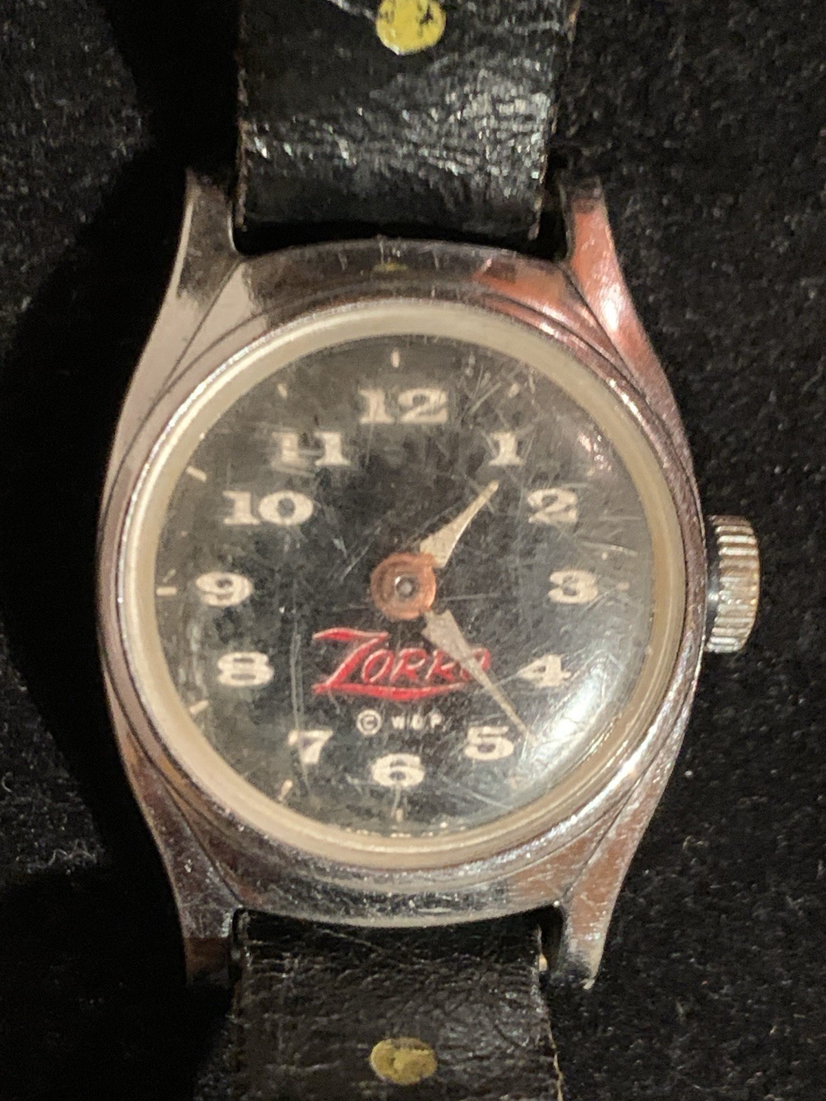 Vintage US Time Zorro Character Wristwatch Does Not Run