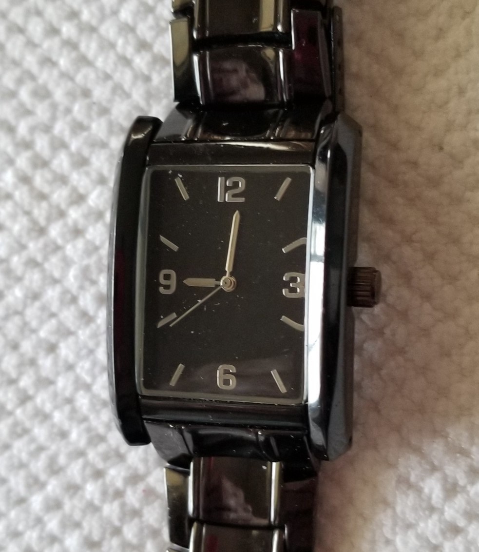 Men’s Allude Chocolate Watch FMDAL596 Link Band 8 1/4″ Max Size New Battery