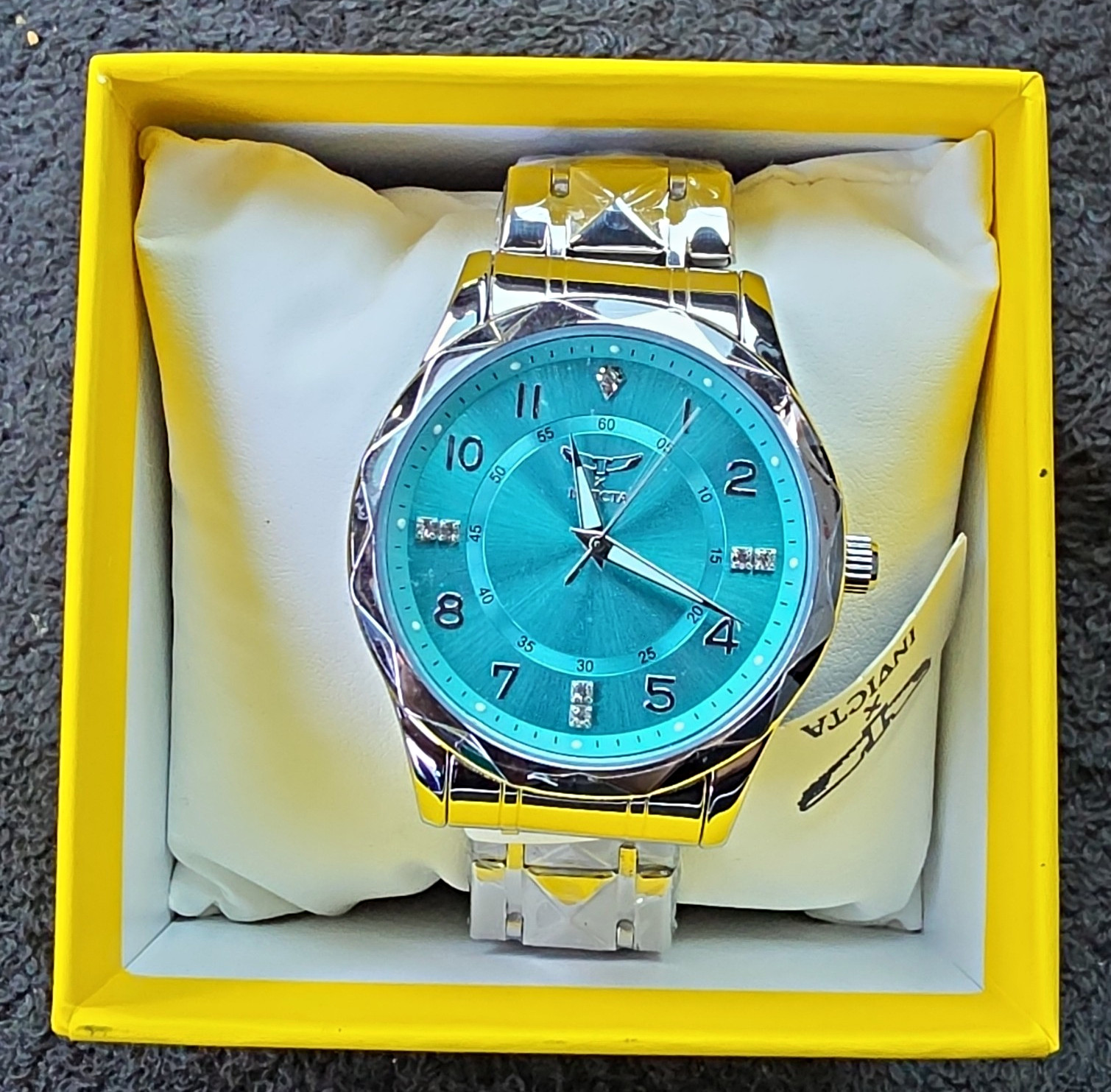 Invicta I-Force Men’s 44MM Model 70050 Quartz Blue Dial Stainless w/ Box