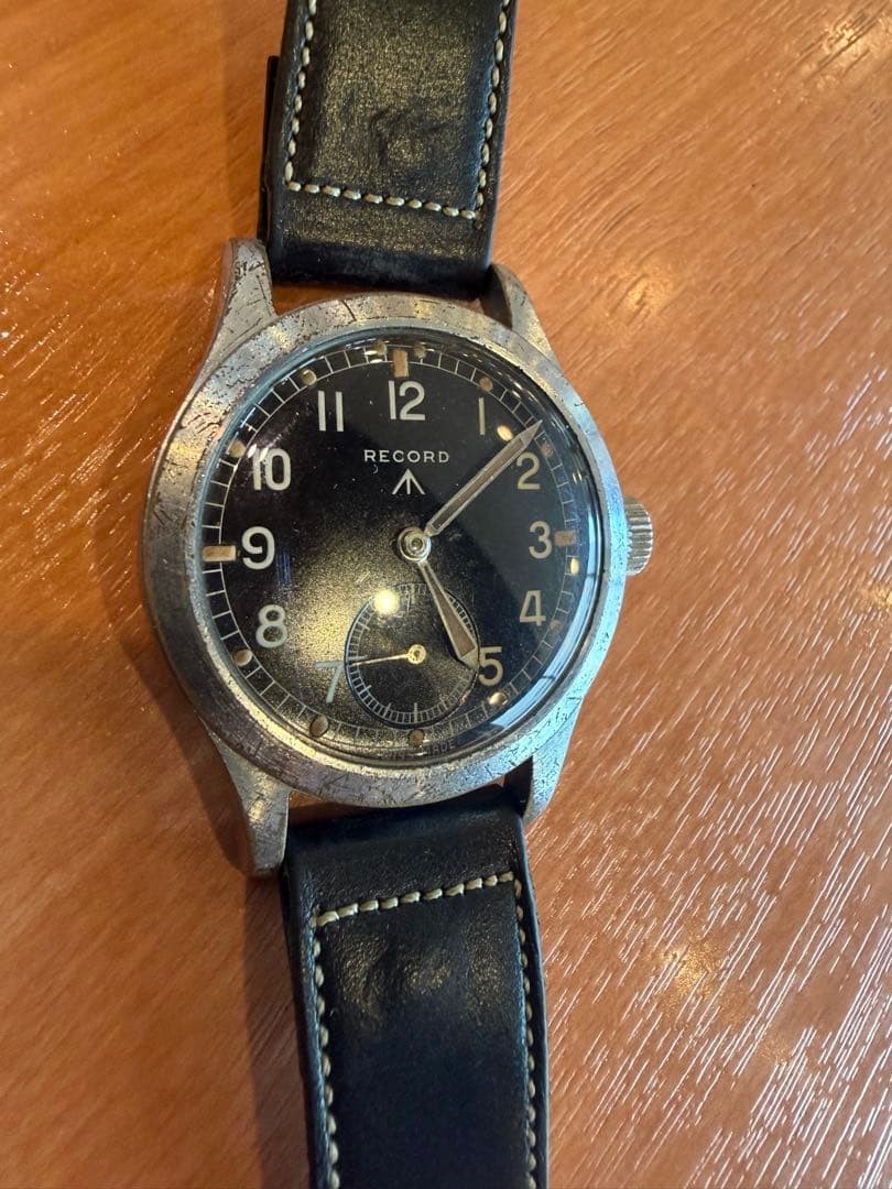 Record WWW Dirty Dozen British Army Military Watch Manual Winding 1945 Japan