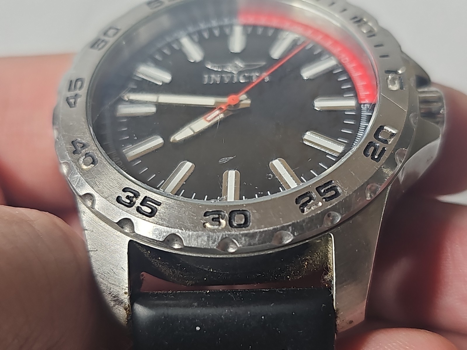 INVICTA 14mm PRO DIVER MASTER OF THE OCEANS WATCH – TRITNITE NIGHT GLOW No 21855