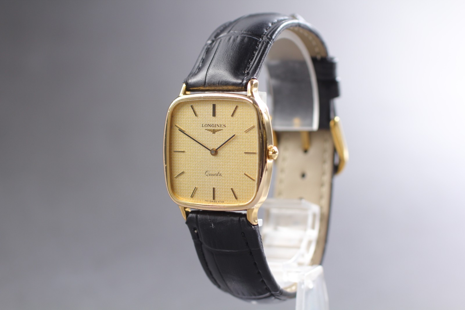 【EXC+++++】 Longines 150 6732 Swiss Gold Dial Quartz Men’s Wrist Watch from JAPAN