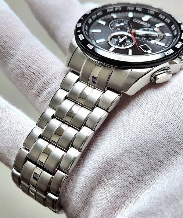 Citizen CB5874-90E Eco-Drive Collection World Time Stainless Steel Men’s Watch