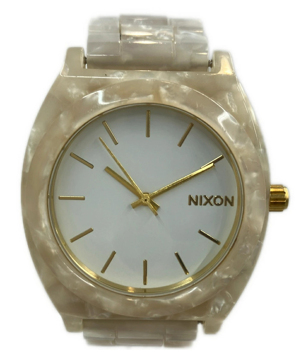[A1R] Nixon Wristwatch Time Teller Quartz White [z2p]
