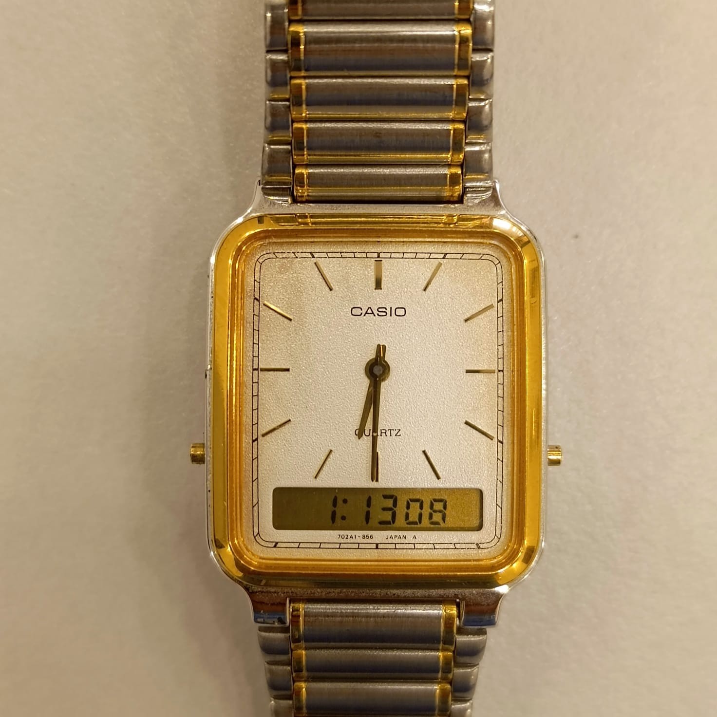 Vintage Casio AQ-703 [Module 306] Ana-Digi Quartz Men’s Watch – Made in Japan