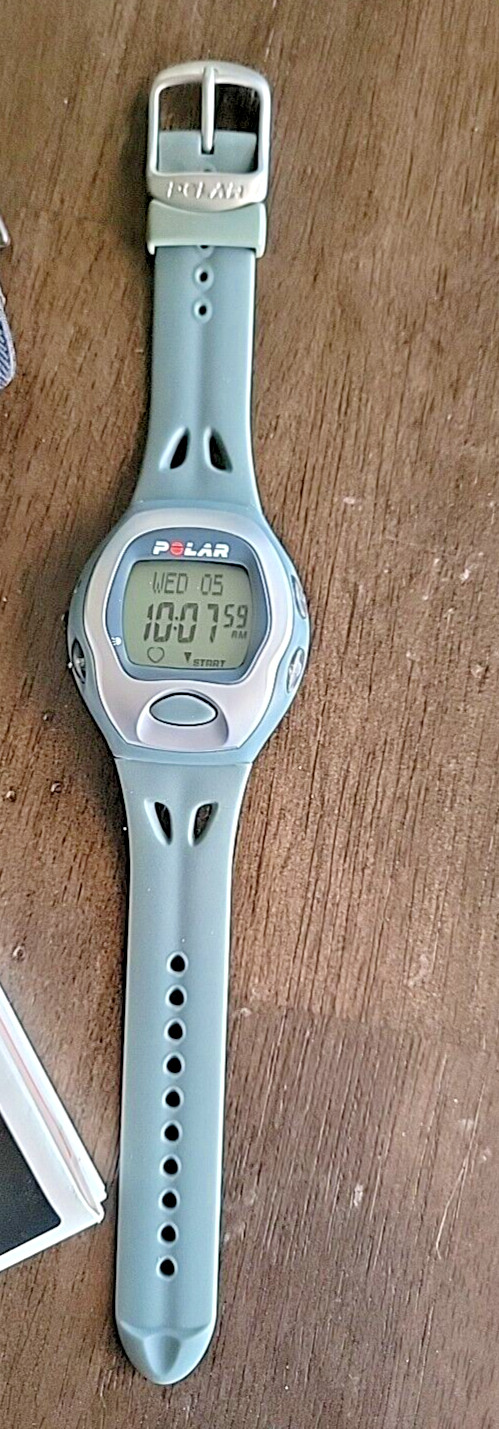 POLAR A5 Fitness Heart Rate Monitor Watch , Manual, Box Tested New Battery
