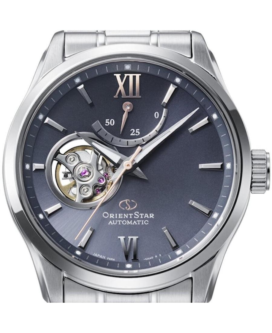 ORIENT Men Analog Automatic Casual Watch Classic Dress Blue Dial Waterproof Roun