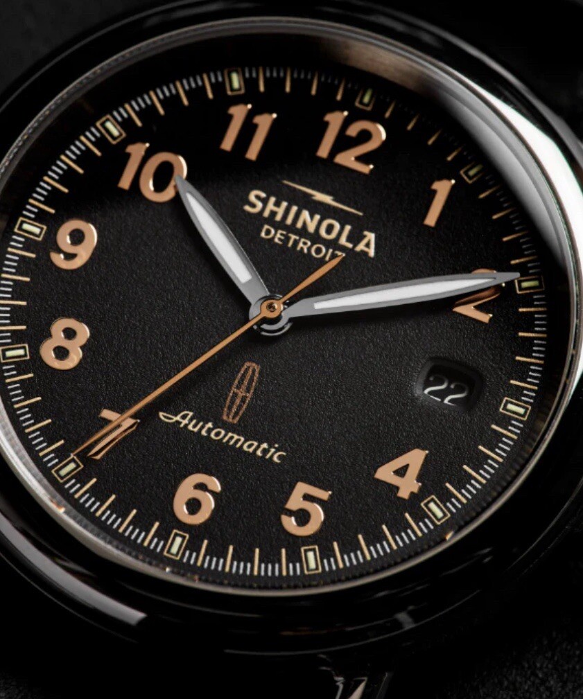 Shinola Automatic Runwell x Lincoln Limited Edition 100 Year Anniversary 1of500