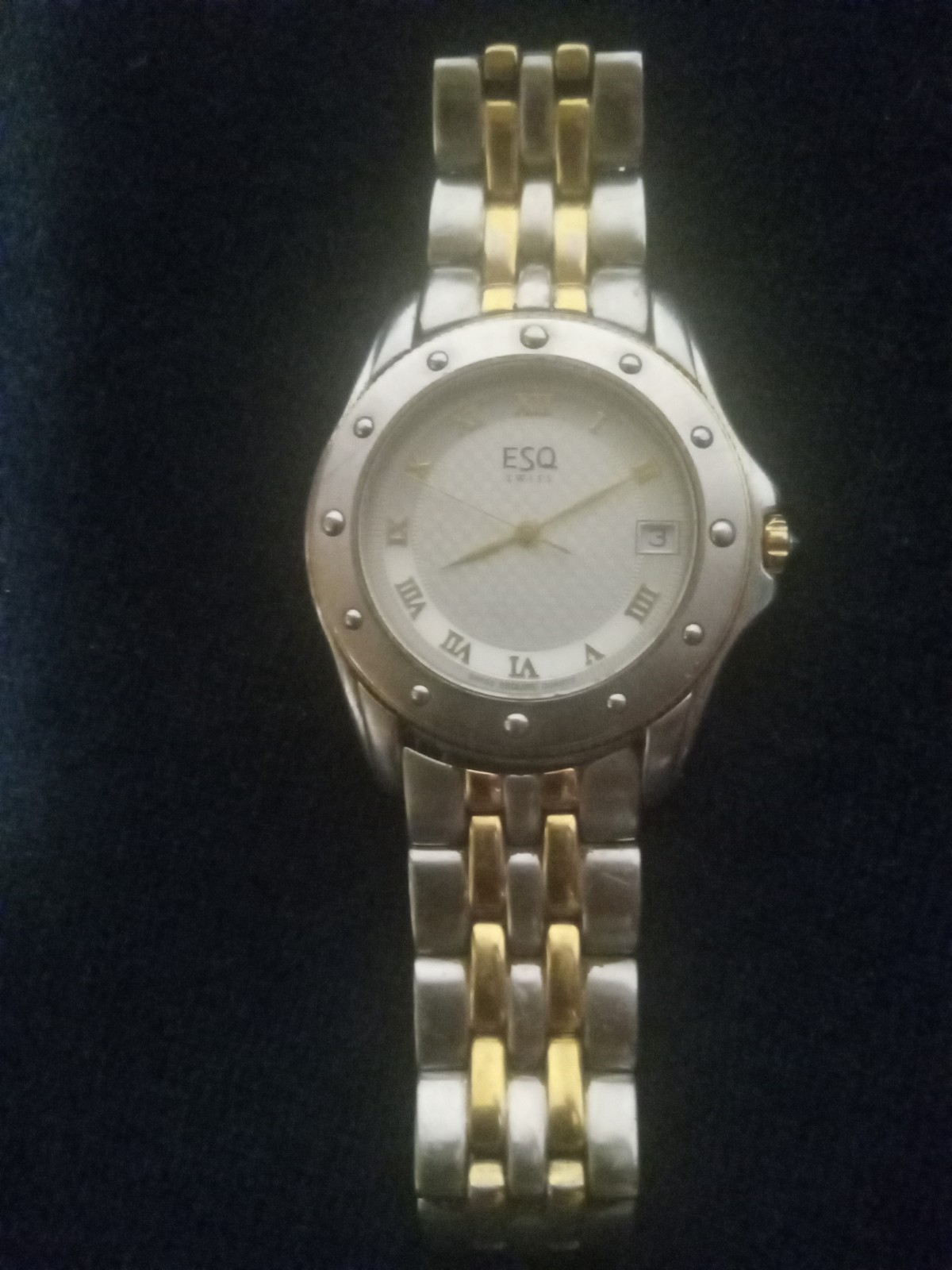 ESQ 2-Tone Mid-Size 37.5mm Swiss Stainless Steel Men’s Watch