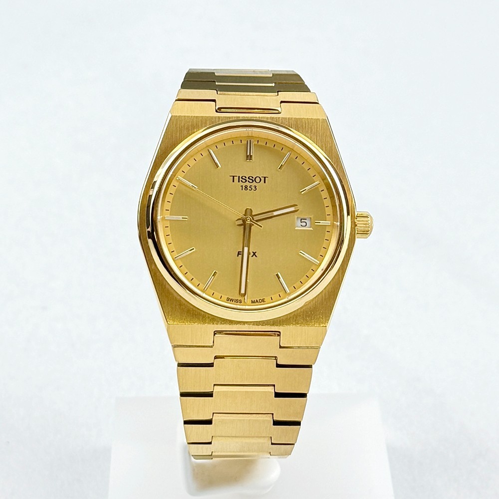 Tissot PRX 40mm Men’s Quartz Champagne Dial Stainless Watch T137.410.33.021.00