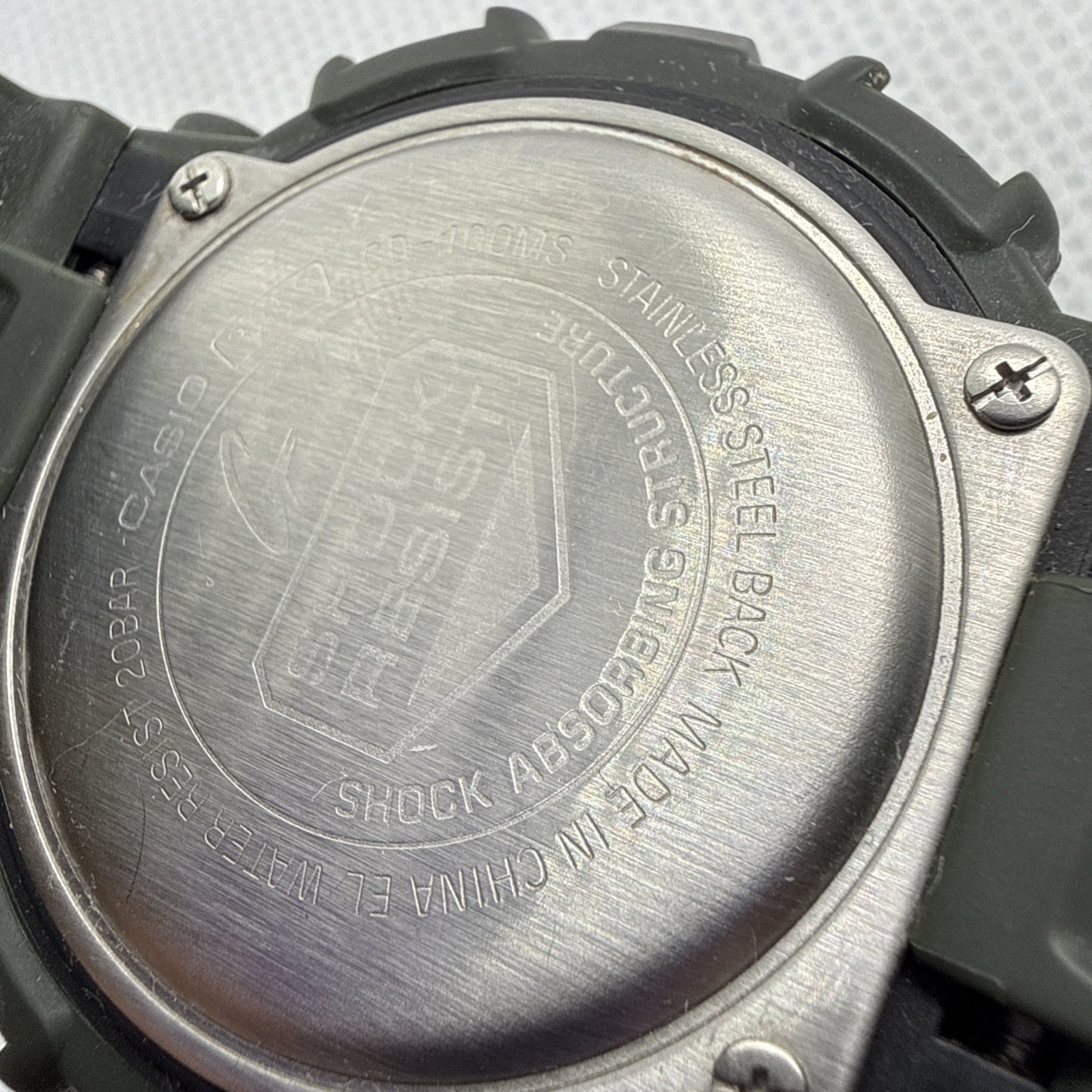 Casio G-SHOCK GD-100MS Shock Resistant Digital. Military style 50.8 mm To Crown