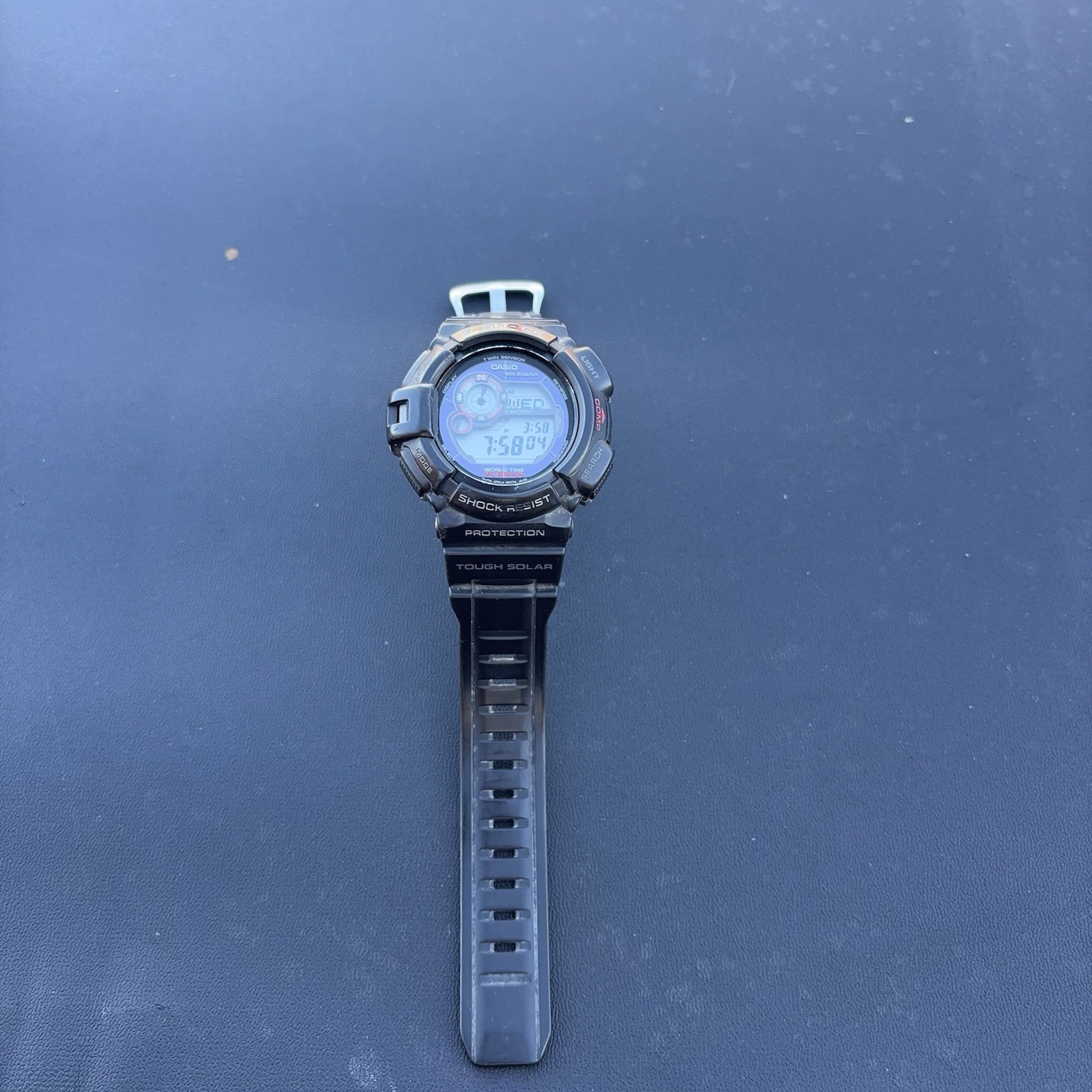 Casio G Shock Mudman G-9300 Black Tough Solar Twin Sensors Men’s Watch 20 BAR