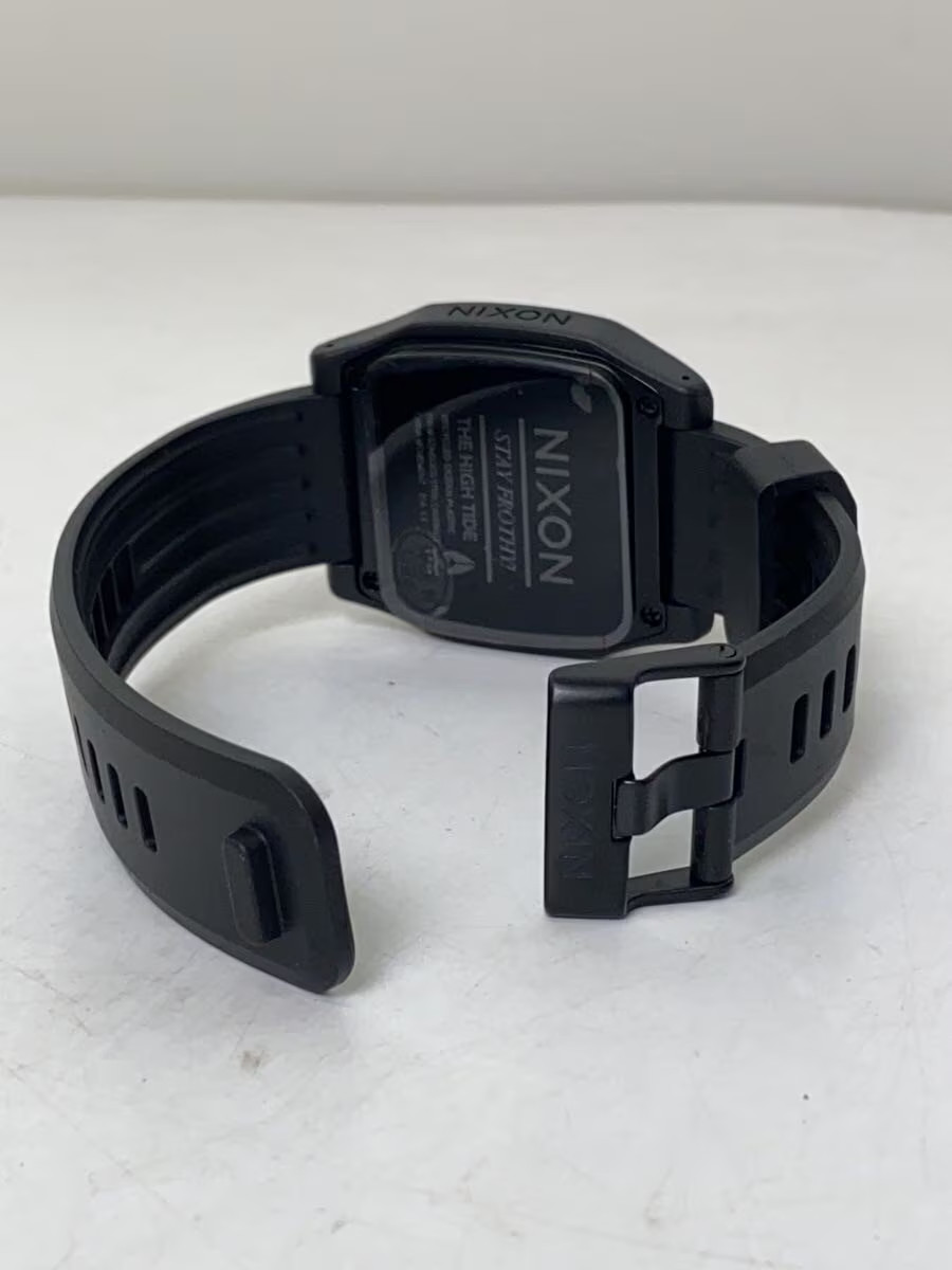 [A3S] Nixon A1308-008-00 All Black Digital Stainless Men’s Watch [b7m]