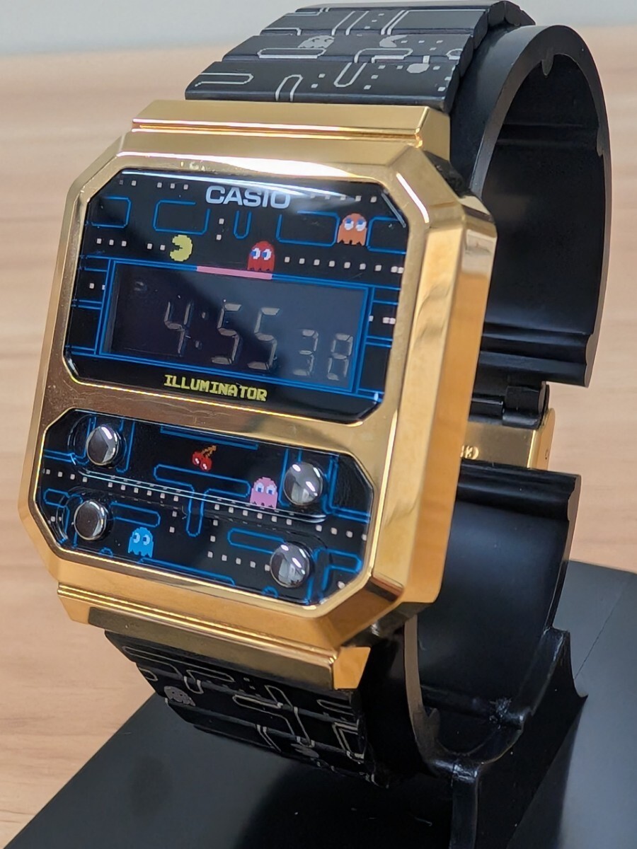 CASIO PAC-MAN Collaboration A100WEPC-1BJR Limited Retro Game Digital Watch Vinta