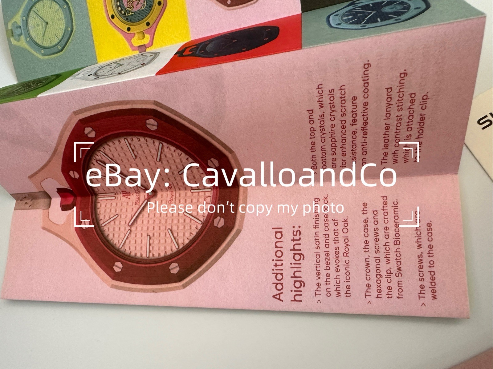 Royal Pop OTTO ROSSO Display Sample Quartz Watch Bioceramic UK Stock